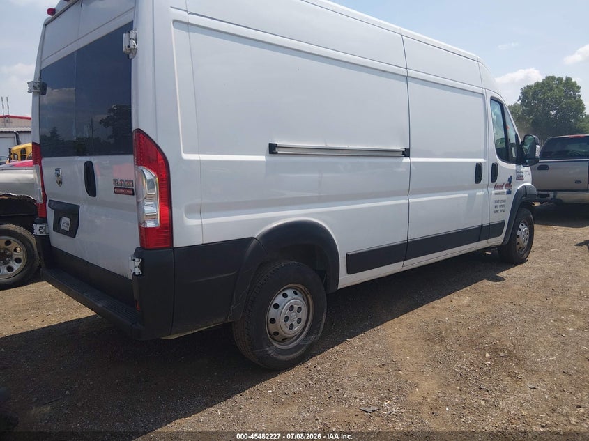 Vin: 3c6lrvdg7ne110623, lot: 45980402, ram promaster 2500 high roof 159 wb 20224