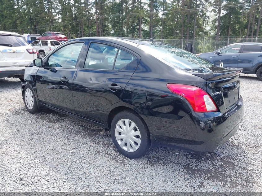 Vin: 3n1cn7ap1jl855316, lot: 45980417, nissan versa 1.6 s+ 20183