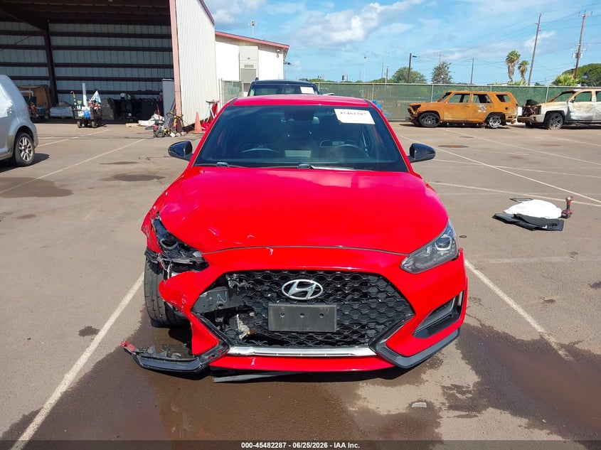2022 Hyundai Veloster N VIN: KMHT36AH3NU011856 Lot: 45482287
