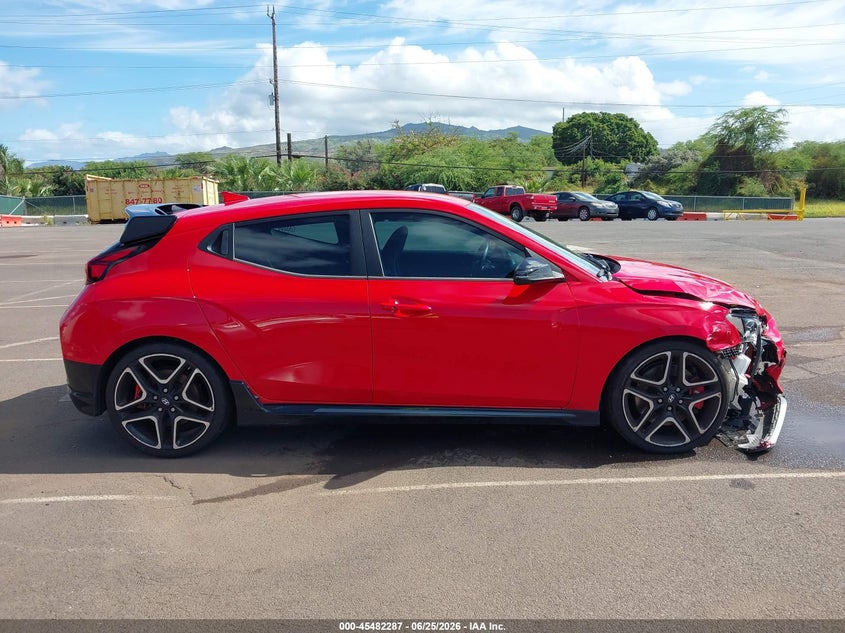2022 Hyundai Veloster N VIN: KMHT36AH3NU011856 Lot: 45482287