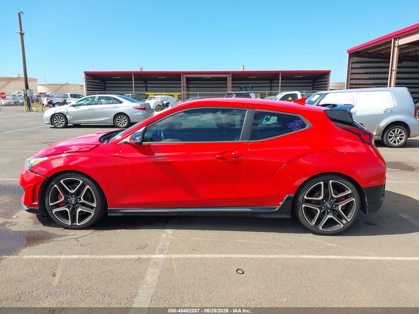 2022 Hyundai Veloster N VIN: KMHT36AH3NU011856 Lot: 45482287