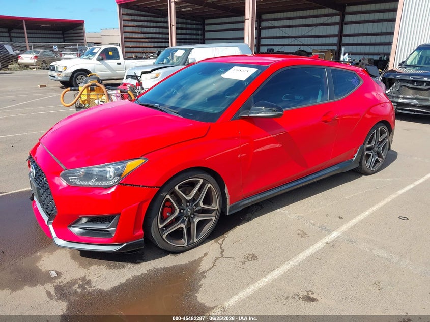 Vin: kmht36ah3nu011856, lot: 45980462, hyundai veloster n 20222