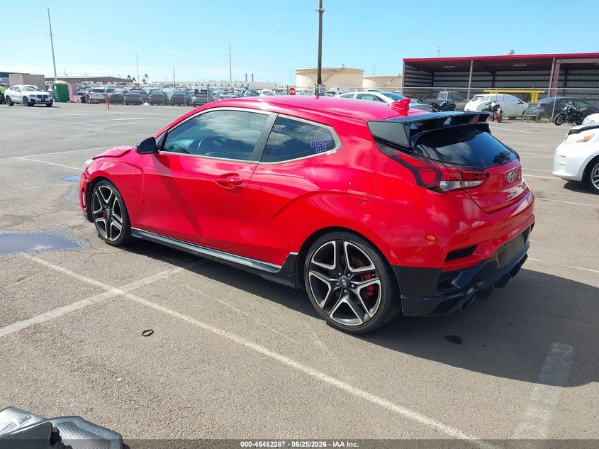 Vin: kmht36ah3nu011856, lot: 45980462, hyundai veloster n 20223
