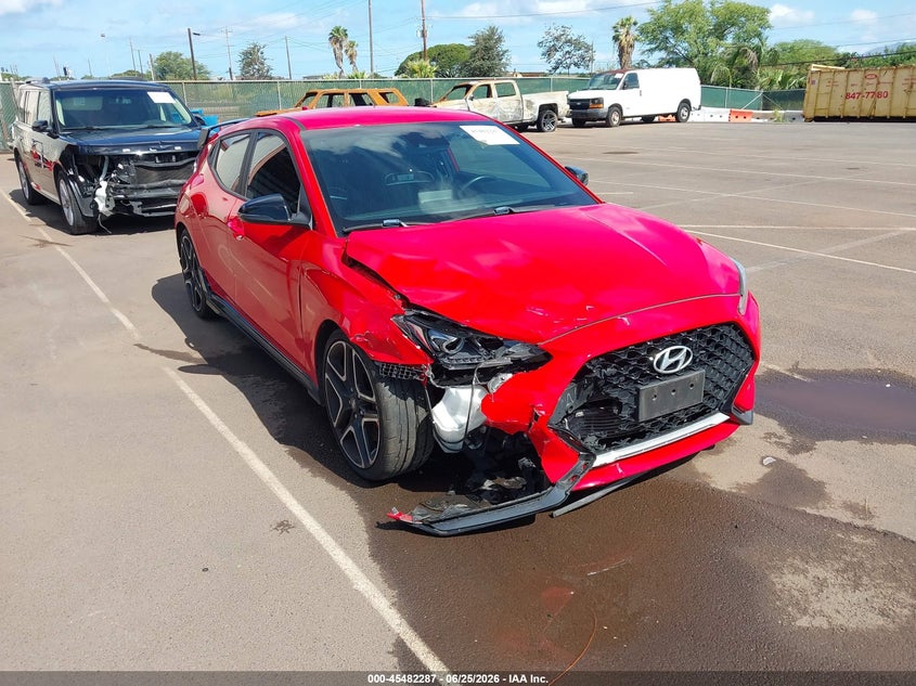 2022 Hyundai Veloster N VIN: KMHT36AH3NU011856 Lot: 45482287