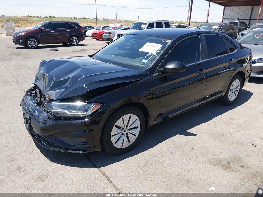 2019 Volkswagen Jetta, Front End, IAAI, VIN 3VWCB7BU2KM128155 — photo 2