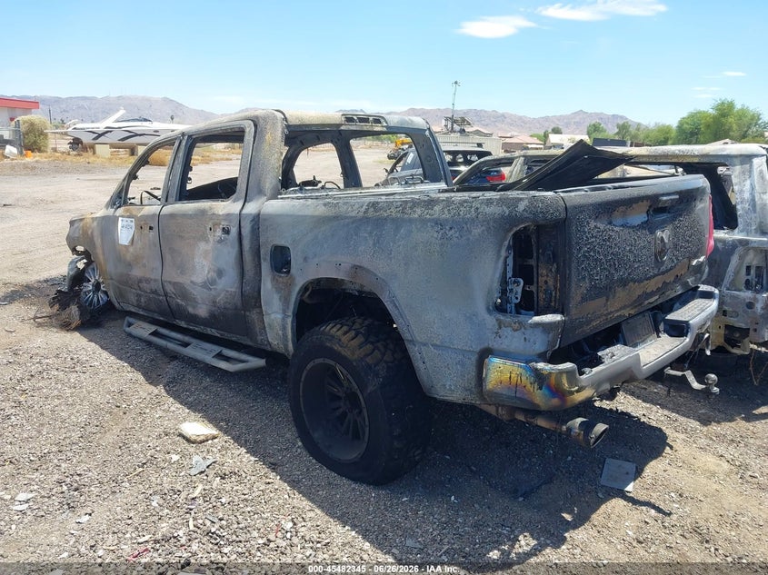 Vin: 1c6srfjm9nn281235, lot: 45980520, ram 1500 laramie  4x4 5'7 box 20223