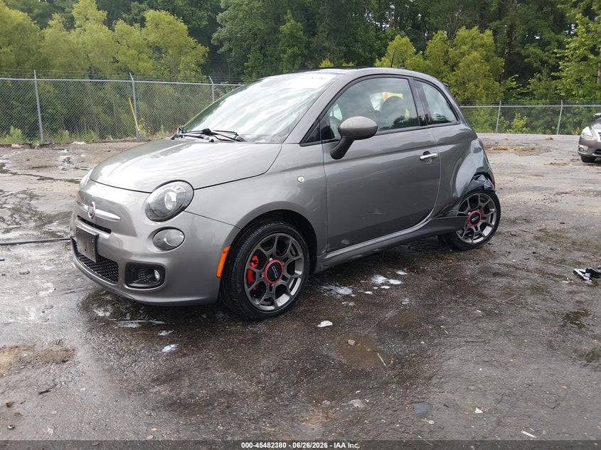 Vin: 3c3cffbr2dt746277, lot: 45980555, fiat 500 sport cattiva 20132