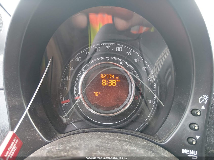 2013 Fiat 500 Sport Cattiva VIN: 3C3CFFBR2DT746277 Lot: 45482380