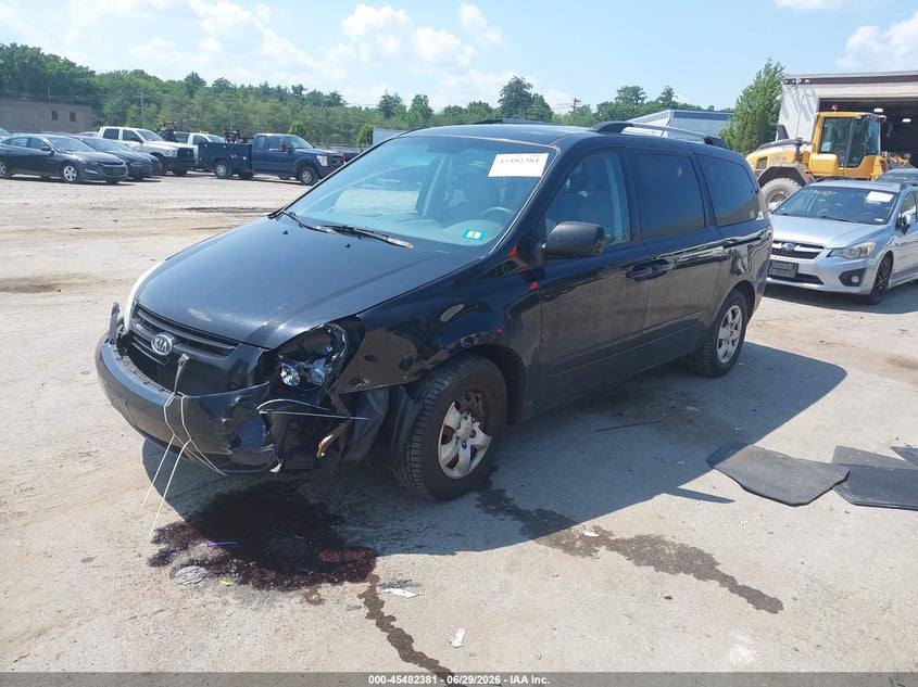 Vin: kndmg4c33a6347590, lot: 45980556, kia sedona lx 20102