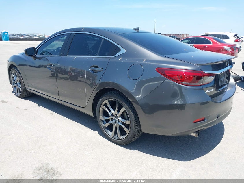 Vin: jm1gl1x5xh1134906, lot: 45980578, mazda mazda6 grand touring 20173