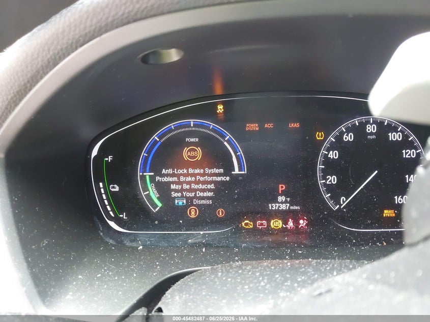 2019 Honda Insight Ex VIN: 19XZE4F5XKE033973 Lot: 45482487