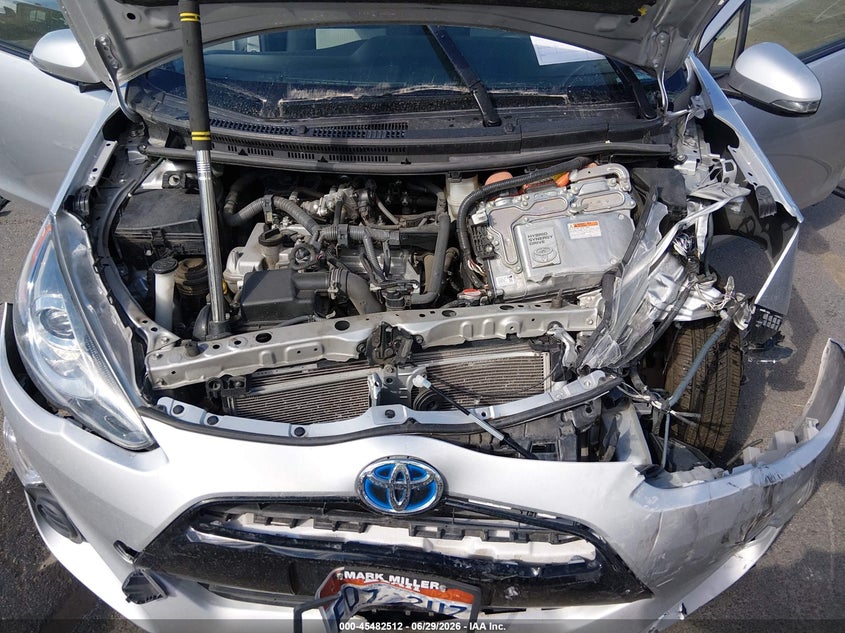 2016 Toyota Prius C Two VIN: JTDKDTB33G1115251 Lot: 45482512