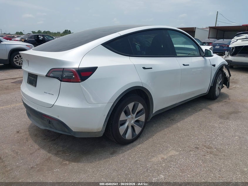 Vin: 7saygdeexna015513, lot: 45980717, tesla model y long range dual motor all-wheel drive 20224