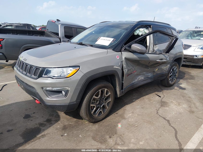 Vin: 3c4njddbxlt222686, lot: 45980783, jeep compass trailhawk 4x4 20202