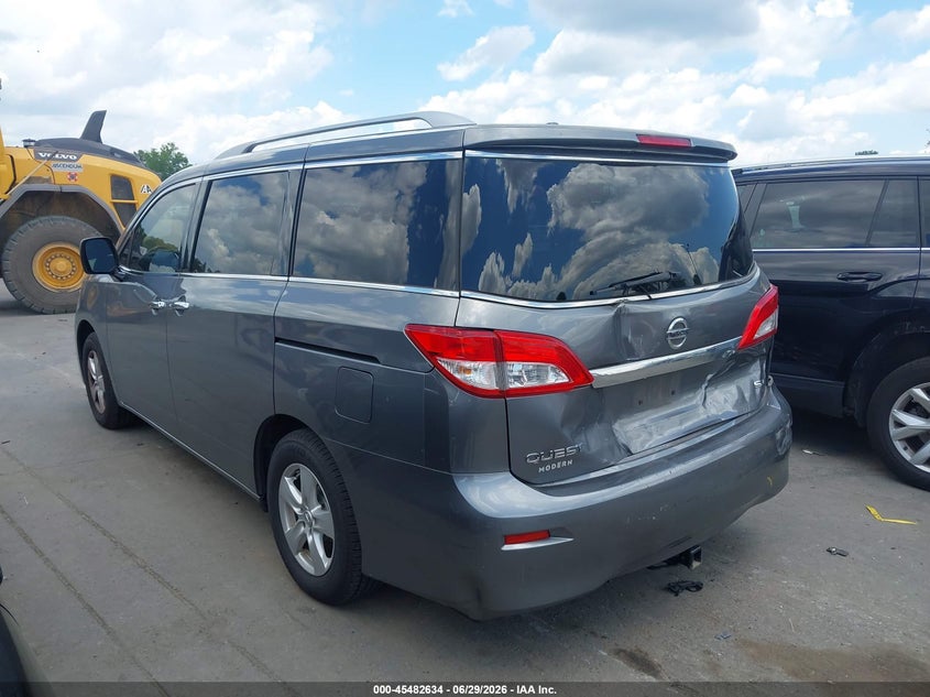 2016 Nissan Quest Platinum/S/Sl/Sv VIN: JN8AE2KP0G9155783 Lot: 45482634
