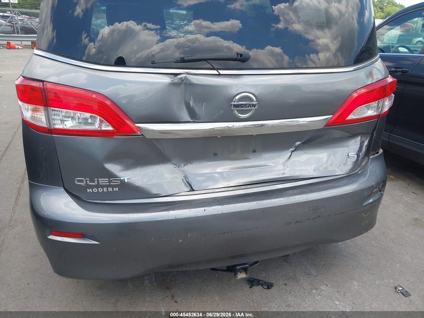 2016 Nissan Quest Platinum/S/Sl/Sv VIN: JN8AE2KP0G9155783 Lot: 45482634