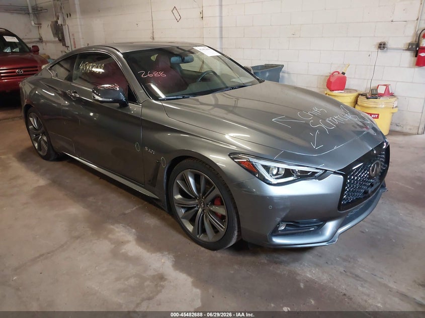 Vin: jn1fv7elxkm440281, lot: 45980863, infiniti q60 3.0t red sport 400 2019 img_1
