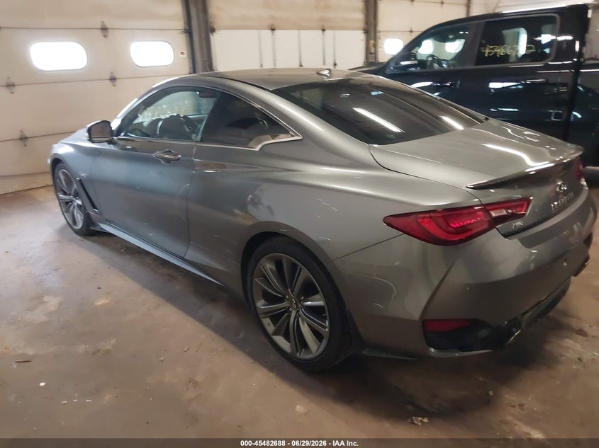 Vin: jn1fv7elxkm440281, lot: 45980863, infiniti q60 3.0t red sport 400 20193