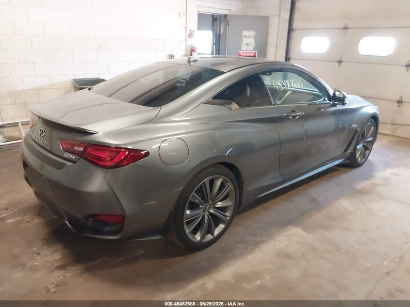 Vin: jn1fv7elxkm440281, lot: 45980863, infiniti q60 3.0t red sport 400 20194