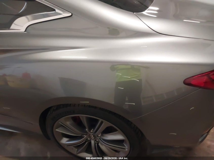 2019 Infiniti Q60 3.0T Red Sport 400 VIN: JN1FV7ELXKM440281 Lot: 45482688