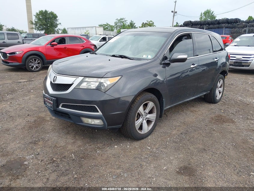 2013 Acura MDX, Удар сзади, IAAI, VIN 2HNYD2H34DH524734 — фото 2