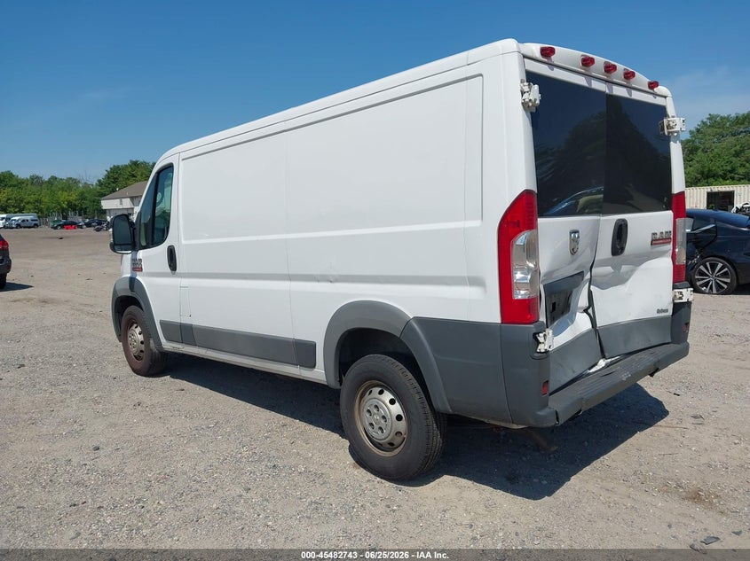 Vin: 3c6trvag0he552894, lot: 45980918, ram promaster 1500 low roof 136 wb 20173
