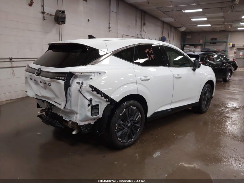 Vin: 5n1az3ds5tc102657, lot: 45980921, nissan murano platinum 20264