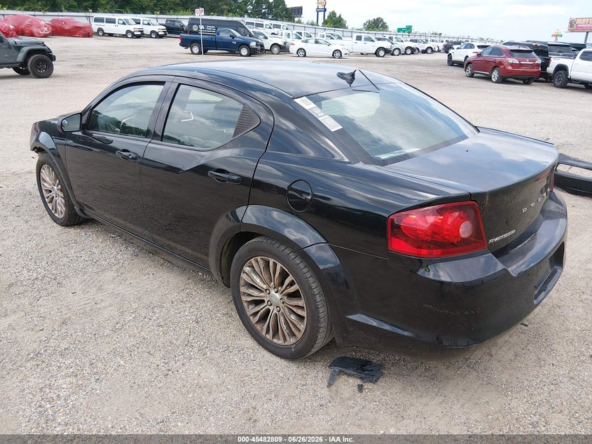 Vin: 1c3cdzab0cn325457, lot: 45980984, dodge avenger se 20123