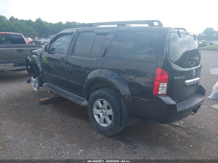 Vin: 5n1ar1nn7ac608498, lot: 45980987, nissan pathfinder se 20103