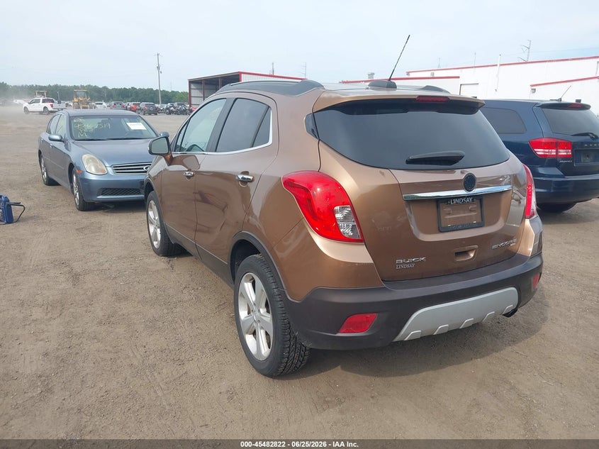 Vin: kl4cjfsb6gb537007, lot: 45980997, buick encore convenience 20163