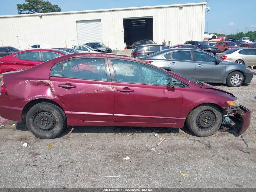 2008 HONDA CIVIC SEDAN 1.8L I-4 VVT, 140HP