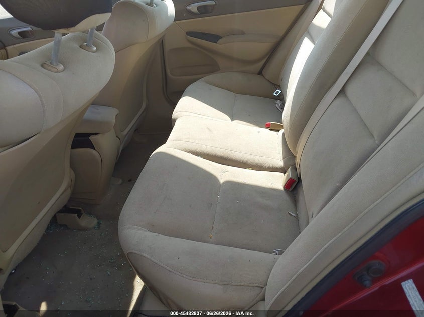 2008 HONDA CIVIC SEDAN 1.8L I-4 VVT, 140HP