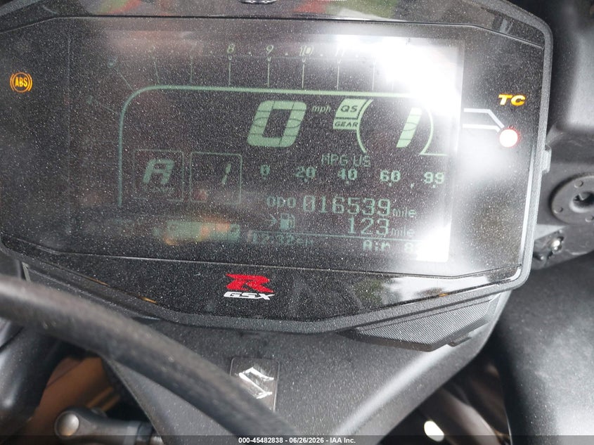 2025 Suzuki Gsx-R1000 R VIN: JS1DM11H1S7100032 Lot: 45482838