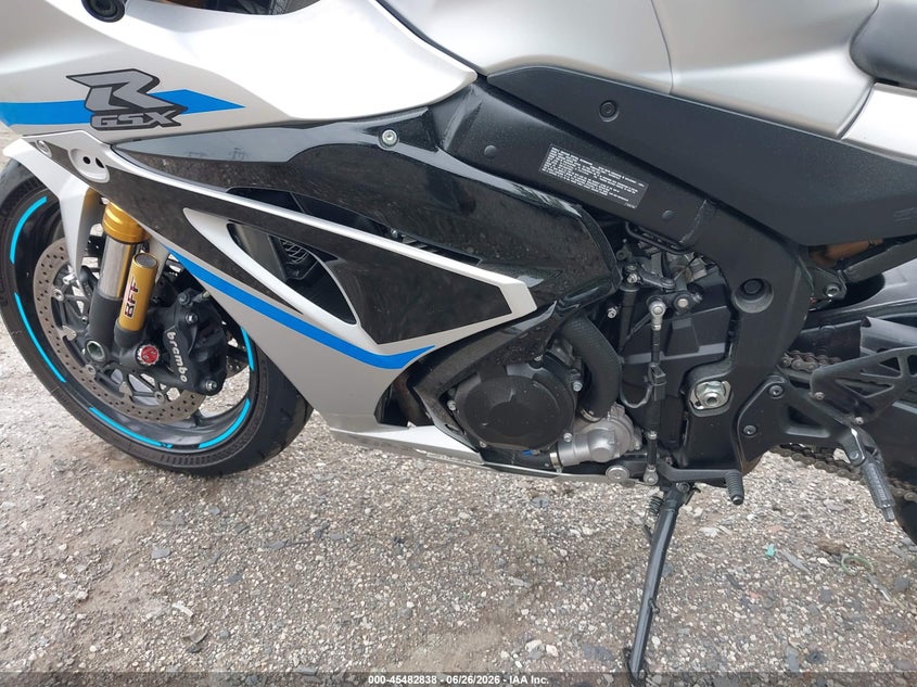 2025 Suzuki Gsx-R1000 R VIN: JS1DM11H1S7100032 Lot: 45482838