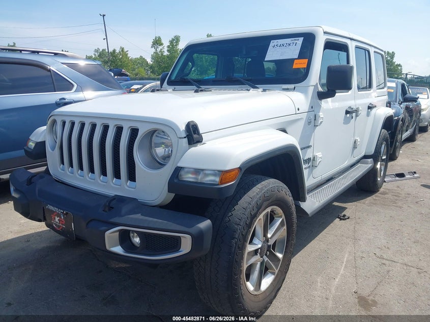 2018 Jeep Wrangler, Удар ззаду, IAAI, VIN 1C4HJXEG2JW227316 — фото 2