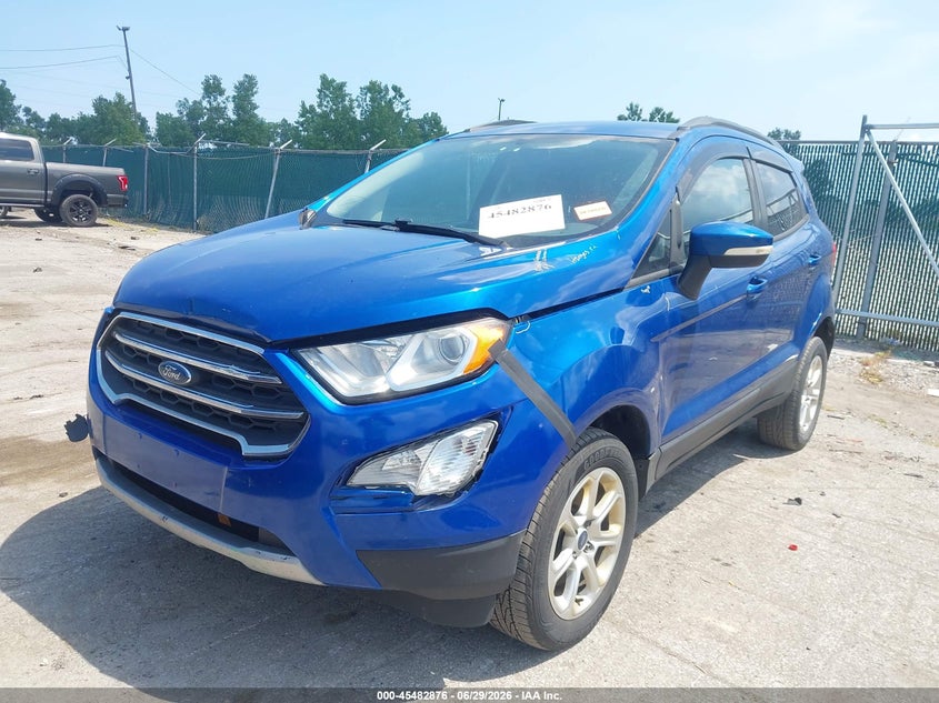 2018 Ford EcoSport, Удар спереду, IAAI, VIN MAJ6P1UL6JC198010 — фото 2