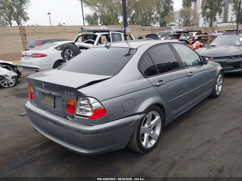 BMW 325I 2005 VIN WBAAZ33435KW77188