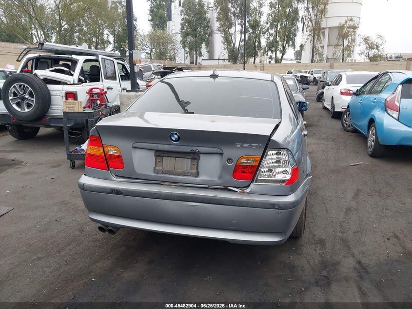 BMW 325I 2005 VIN WBAAZ33435KW77188