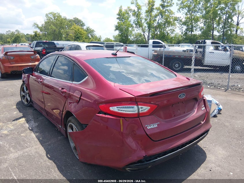2015 FORD FUSION SEDAN 2.0L I-4 DI, DOHC, VVT, TURBO, 231HP