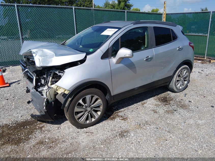 Vin: kl4cjesb4hb072674, lot: 45981107, buick encore preferred 20172