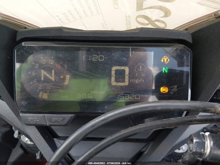 2020 Honda Cbr650 Ra VIN: MLHRH0154L5100228 Lot: 45482952