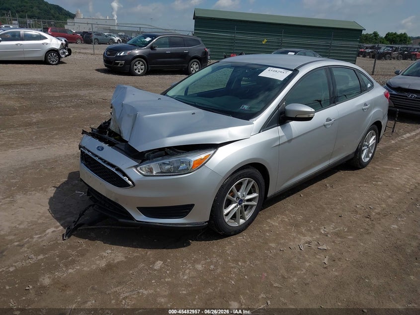 Vin: 1fadp3f24hl302740, lot: 45981132, ford focus se 20172