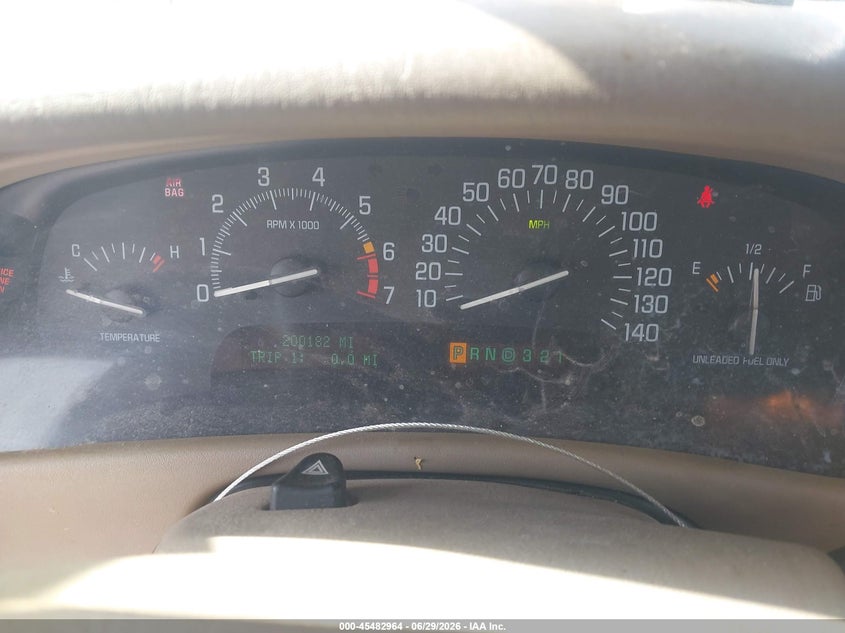 1999 Buick Park Avenue VIN: 1G4CW52K4X4658166 Lot: 45482964
