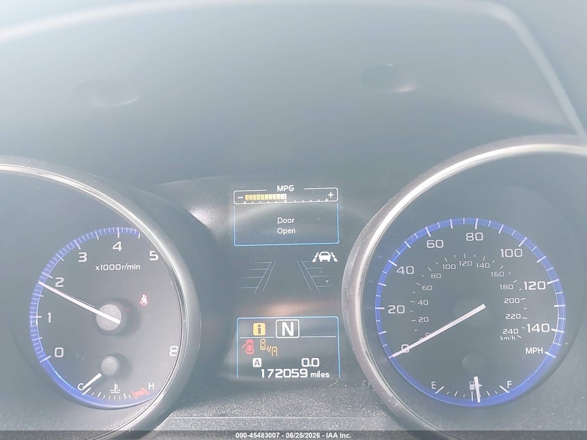 2018 SUBARU OUTBACK auction photo 7