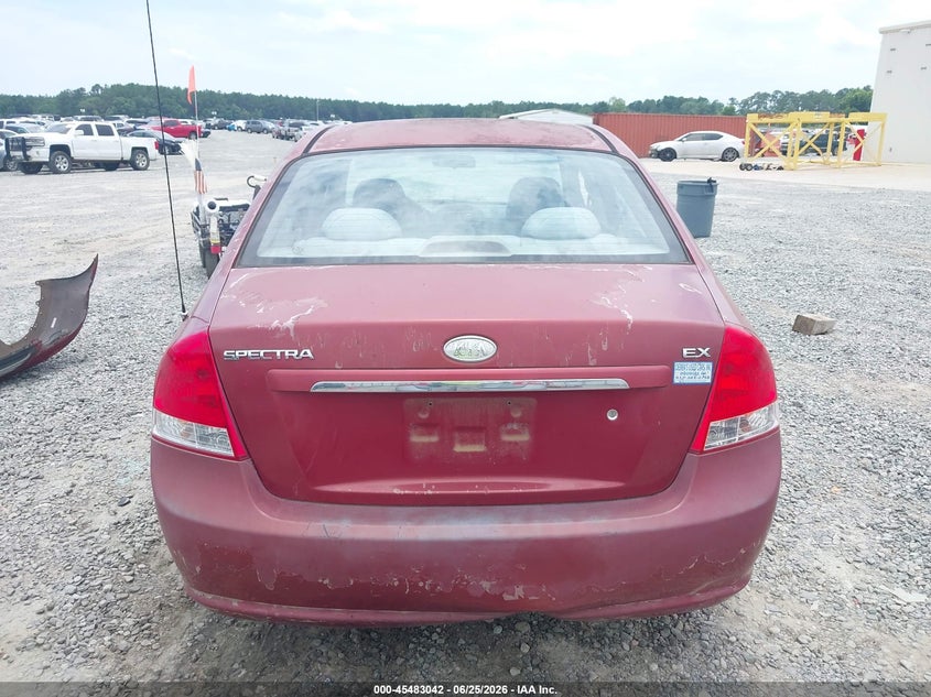 2008 Kia Spectra Ex VIN: KNAFE121X85547540 Lot: 45483042
