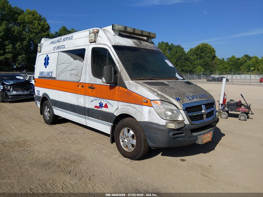 2009 DODGE SPRINTER VAN 3.0L V-6 DI, DOHC, TURBO, 154HP