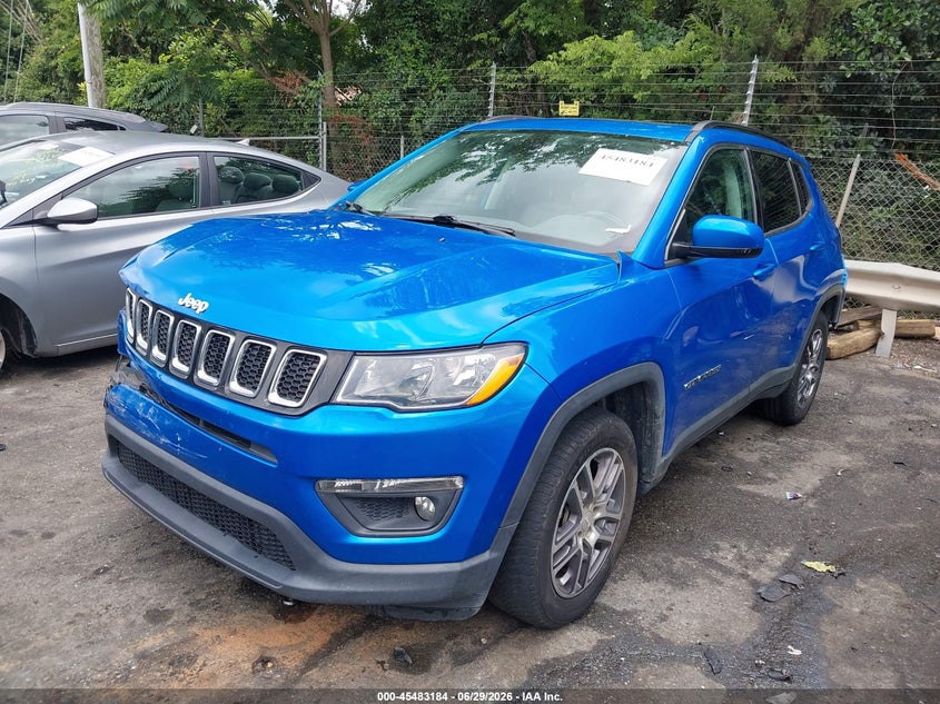 Vin: 3c4njcbb7lt205938, lot: 45981359, jeep compass sun and wheel fwd 20202