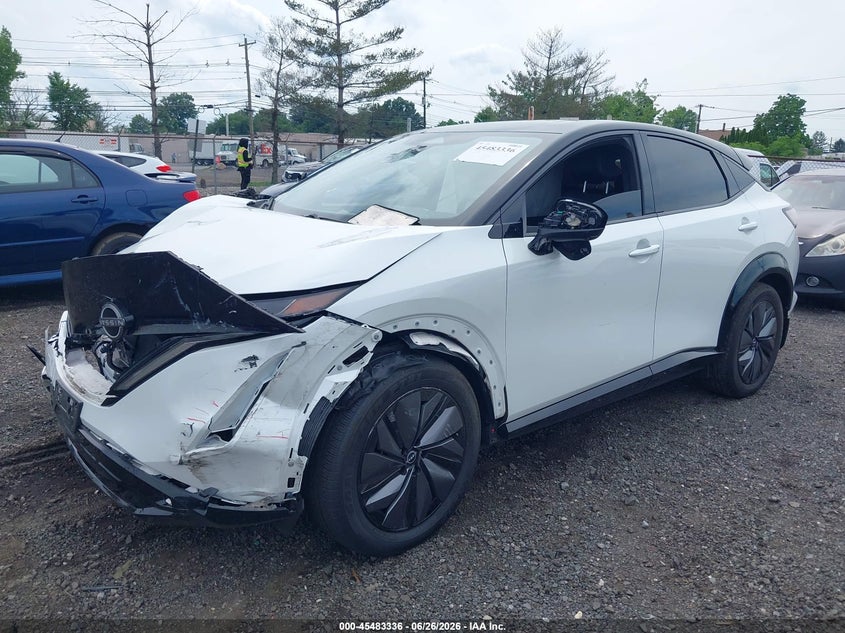 2024 Nissan Ariya, Front End, IAAI, VIN JN1DF0BB1RM742852 — photo 2