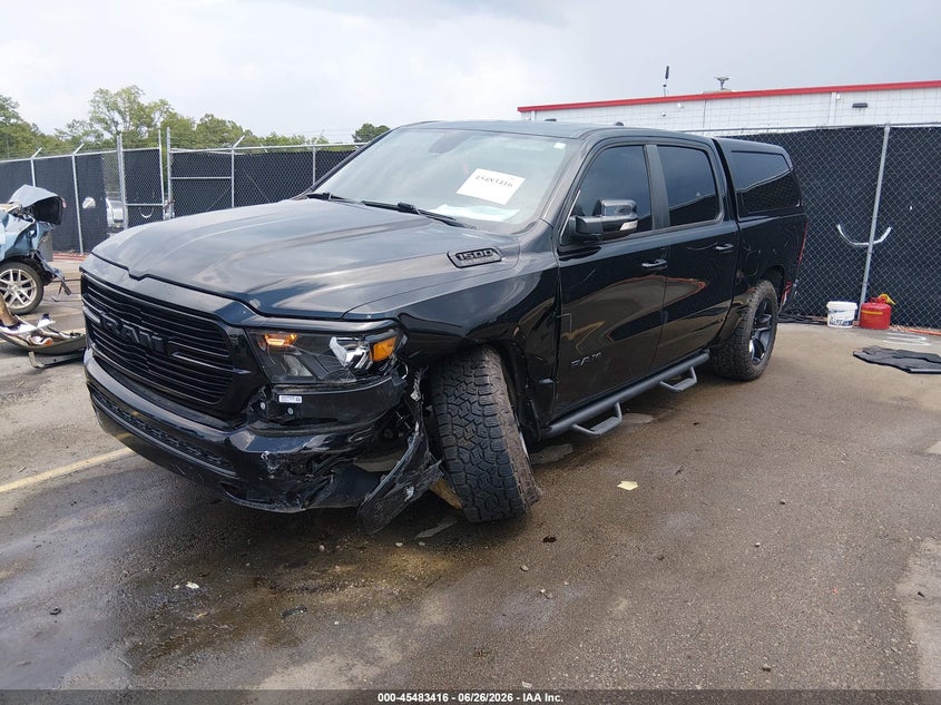 Vin: 1c6srfft1ln233984, lot: 45981591, ram 1500 big horn  4x4 5'7 box 20202