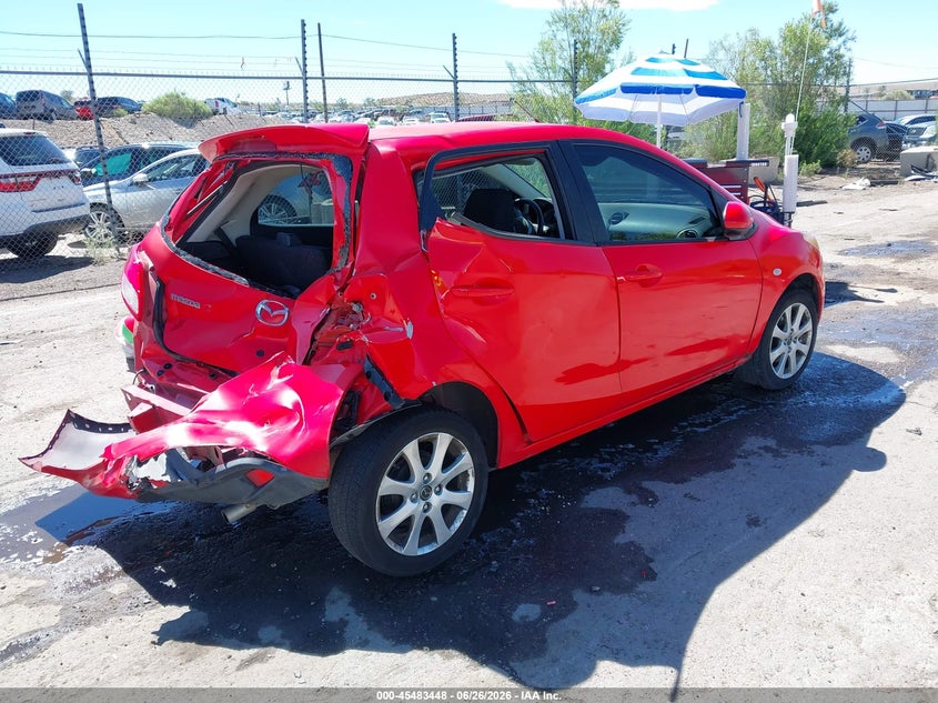 Vin: jm1de1ly7d0158898, lot: 45981623, mazda mazda2 touring 20134